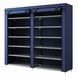 Складна шафа для взуття 7 полиць 113x30x104 см Blue 3_08451 фото 2